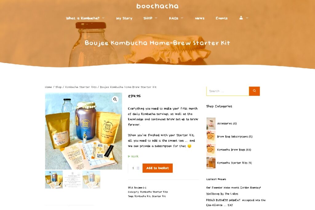Boochacha - Kombucha Kits